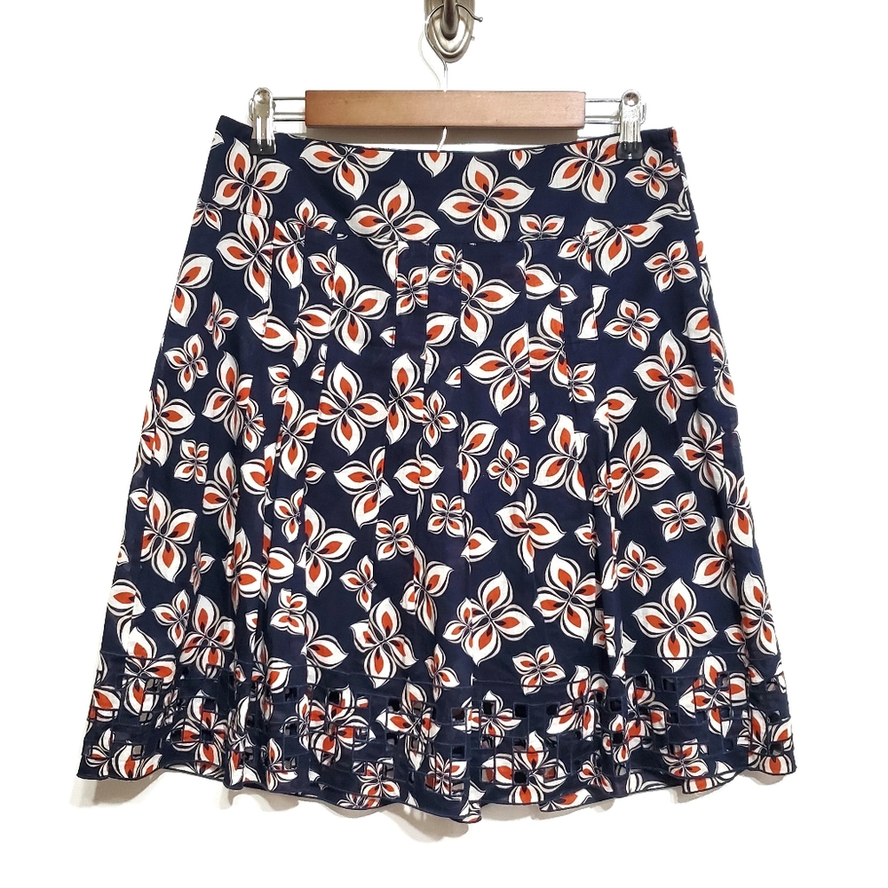 Ann Taylor | Floral Cut Out Skirt